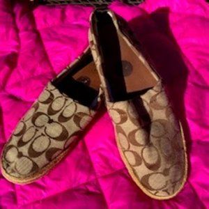 Coach signature fabric June espadrilles